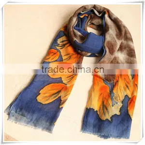 Western Style Women Cashmere Silk Scarf thumbnail-1