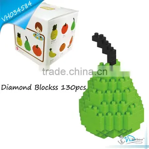 Pear Mini Diamond Blocks Toy for Kids Educational thumbnail-1
