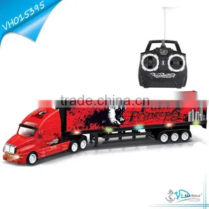 4 Channel Remote Control Container Truck Toy With Music and Light thumbnail-2