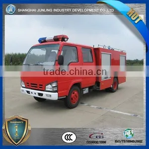 2000L NPR Water Tank Fire Truck Double Crew 5 Fire Fighting Man Including 1 Driver thumbnail-1