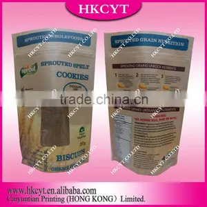 2015 New Products Best Selling Heat Seal Kraft Paper Bags for Food From China thumbnail-1