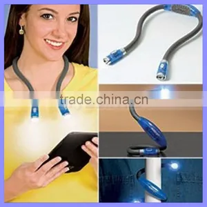4 x 7lm Super Bright Flood&Spot LED Car Repairing Hands Free Neck Light Hug LED Light thumbnail-1