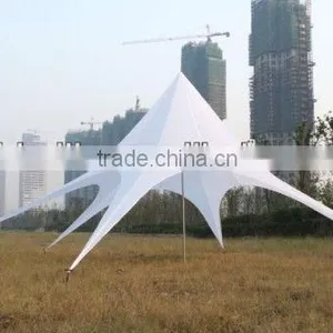 Factory Sale White Oxford Fabric Star Tents Star Shaped Canopy Tent Star Shade Tent Canopy Star Sun Shelter thumbnail-2