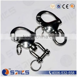AISI316&AISI304 Stainless Steel Jaw Swivel Snap Shackle thumbnail-1