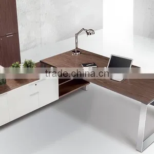Office Table Executive CEO Desk Office Desk With Credenza thumbnail-1