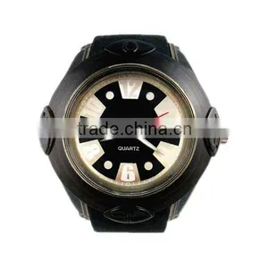 Factory Fashion Candy Silicone Band Quartz Black Watch thumbnail-1