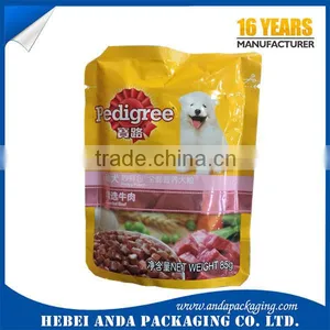 Printing Stand up Plastic Dog Food Snack Packaging Bag/ Vacuum Plastic Bags for Pet Food thumbnail-5