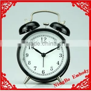 Simple Design Classic Black Metal Desktop Digital Retro Retro Alarm Clock thumbnail-1