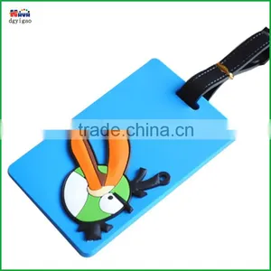 Funny PVC Luggage Tag Wholesale, Plastic Luggage Tag Customized Logo thumbnail-1