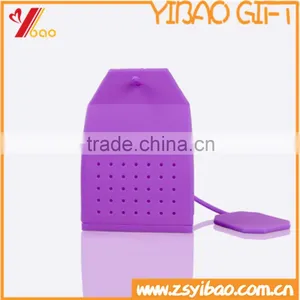 Wholesale 100% Food Grade Eco-friendly Silicone Bag Shape Tea Infuser thumbnail-1