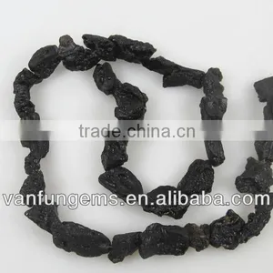 Natural Loose Gemstone Nugget Tekite Nugget Beads for Jewelry and Decoration thumbnail-5