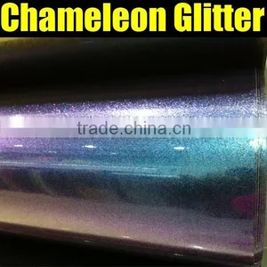 Chameleon Glitter Wrap Film for Car Body Decoration 1.52*20M/Roll thumbnail-1