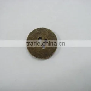 15mm Customer Logo Round 4 Holes Metal Alloy Button thumbnail-3