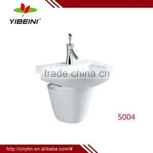Chaozhou Manufacturer Bathroom Ceramic Wall Hung Wash Basin thumbnail-1