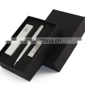 Customize Black Power Bank Pen Drive Screen Touch Pen as Business Promotional Gift Kit thumbnail-2