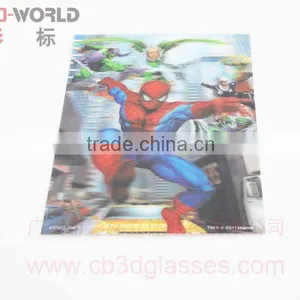 Hero Spider Man Stereo Postcard 3d thumbnail-1