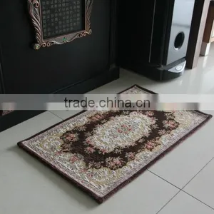 Jacquard Door Mats Non-woven Fabrics Backing Floor Carpet thumbnail-1
