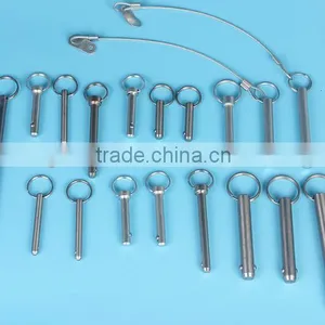 Safety Pin Ball Bolt Elastic Pin Quick Release Ball Detent Ring Pin Single Steel Ball Positioning Pin Push Button Pin thumbnail-1