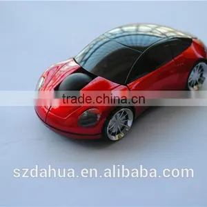 Hot Selling 2.4G Wireless Red Car Shape Mouse thumbnail-2