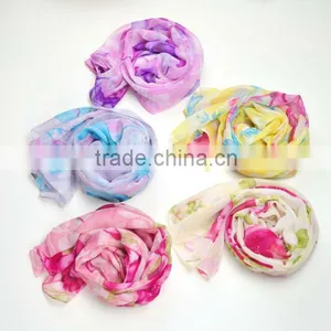 Ladies Beautiful Chiffon Scarf thumbnail-1