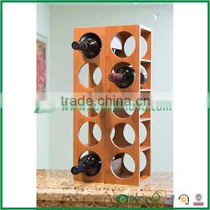 2015 New Design Promotional Wine Shelf High Quality Bamboo thumbnail-4