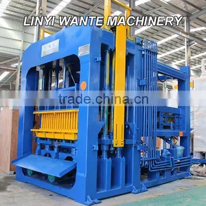 QT10-15 Hydraulic Curbstone Paver Concrete Brick Maker Machine thumbnail-3