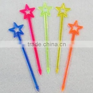 Star Stick / Plastic Star Fork / Fashion Star Stick thumbnail-1