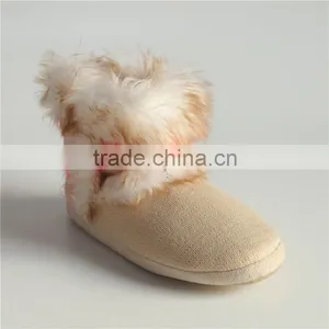 Girls Comfortable Slipper Knit Boots thumbnail-1