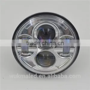 5-3/4" MOTORCYCLE LED Chrome 5.75 PROJECTOR LIKE DAYMAKER HEADLAMP for Harley Davidson thumbnail-4