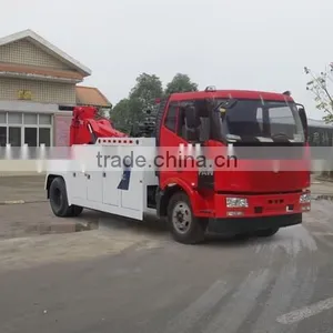 2014 New FAW Medium Duty Wrecker Tow Truck For Sale thumbnail-1
