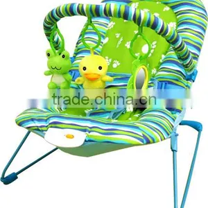 Fat Feet Baby Bouncer, Light Weighted Musical Baby Rocker Cradles With Yellow Duck thumbnail-1