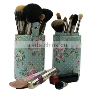 Individual Cup Holder Storage Case Vintage Cosmetic Bag For Makeup Brushes Kit thumbnail-4