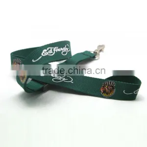 Custom Screen Printing White Led Lanyard With Badge Holder thumbnail-1