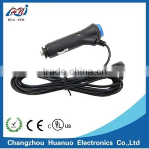 Electric Car Cigarette Lighter Plug With Switch dc Power Cable thumbnail-1