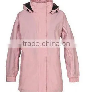 Popular Pink Warm Rain Jacket Designed for Lady 2013 thumbnail-1