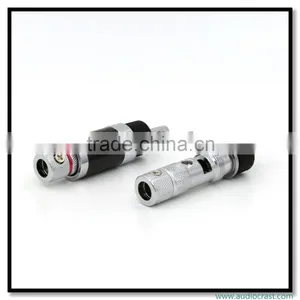 OEM/ODM Rhodium Carbon Fiber Banana Plug Speaker Cable Copper Connector HiFi thumbnail-6