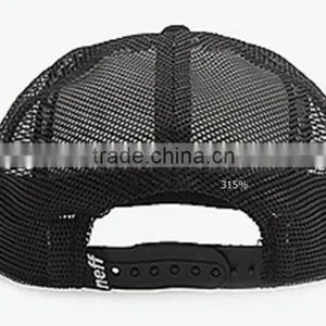 Flat Brim 5panel Custom Trucker Hats With Mesh thumbnail-2