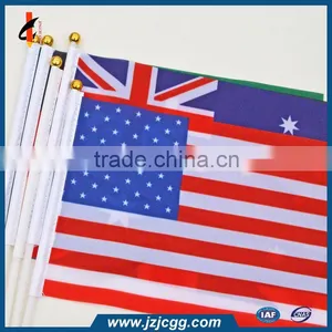 Custom Polyester Mini Hand Flag thumbnail-1