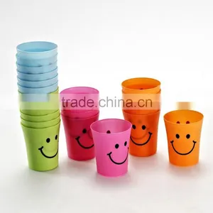 8 oz 250ml pp Plastic Smile Water Cup thumbnail-1