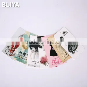 OEM Factory Price Decorative SEX Paper Garment Hang Tags for Lingerie thumbnail-2
