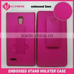 New Embossed Holster Combo Case for lg Optimus P769 L9 Phone Case thumbnail-1