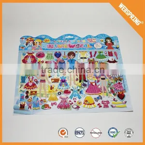 Manaufacture Reusable 3d Foam Puffy Sticker for Promation thumbnail-1