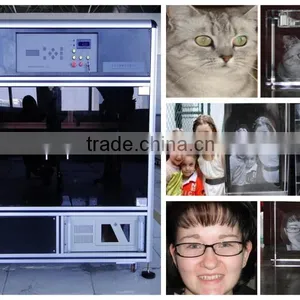 Eulogized Technical Larger Engraving Size Green Beam Laser 3D Photo Printing Machine thumbnail-1