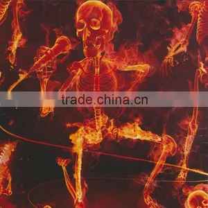 100cm Width Skull Pattern Hydrographic Water Transfer Cubic Printing Film Hydro Dip Film RQ024 thumbnail-5