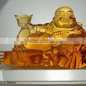 High Quality Crystal Transparent Buddha Statues thumbnail-1