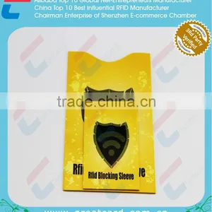 Customized RFID Blocking Passport Sleeve / RFID Blocking Credit Card Sleeve thumbnail-4