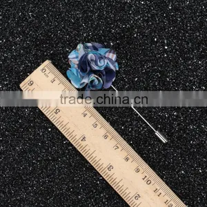Men Flower Floral Boutonniere Wedding Corsage Prom Lapel Stick Pin Hat Brooch thumbnail-2