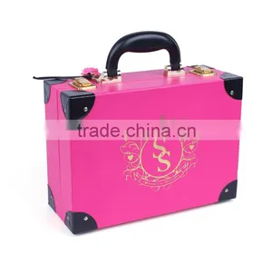 Protable Handheld New Professional Beauty Plastic Make-up Box Nail Product Case thumbnail-3