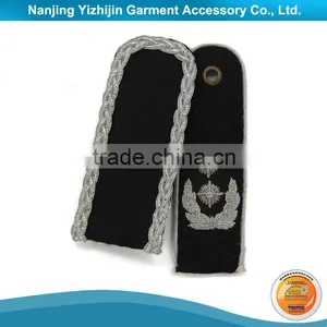 Custom Design High Quality Hand Made Bullion Shoulder Board for Pilot Uniform thumbnail-1
