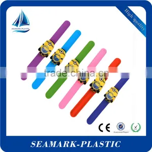 2016 Creative Custom Made Soft Silicone Slap Watch Band for Kids thumbnail-1